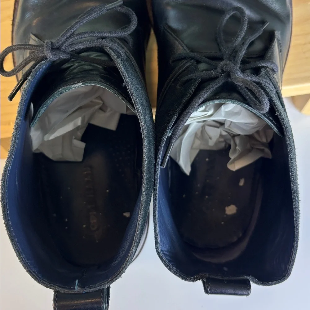 Cole Haan Air Colton Chukka Boot C11766 Black Leather Men's 12 M‎ Resoled